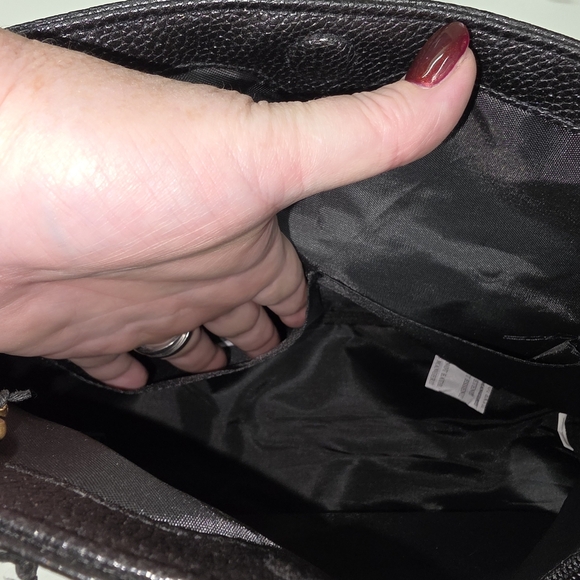 Bella Russo Pebbled Vegan Leather Shoulder Bag Set NWT Gold Hardware Clutch - Picture 3 of 7